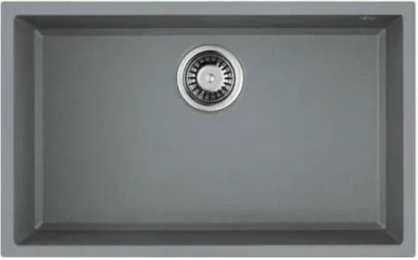 Omoikiri Tedori 66-U-GR, мойка, гранит, leningrad grey