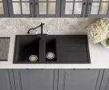 Omoikiri Kitagawa 100-2-GB, мойка, керамика, графит
