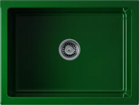 Omoikiri Mikura 61-RG Glossy, мойка, керамика, royal green