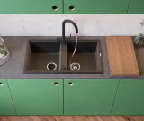 Omoikiri Akita-S-LG, смеситель, светлое золото