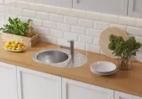 Omoikiri Kasumigaura 65-IN, мойка, нержавеющая сталь