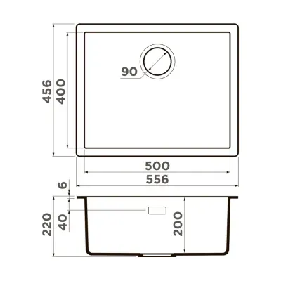 Omoikiri Yamakawa 55T-U/I-WH, мойка, гранит, белый