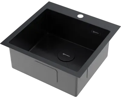 Omoikiri Akisame 51-GB, мойка, нержавеющая сталь/графит