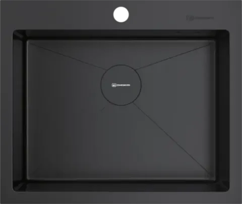 Omoikiri Akisame 59-GB, мойка, нержавеющая сталь/графит