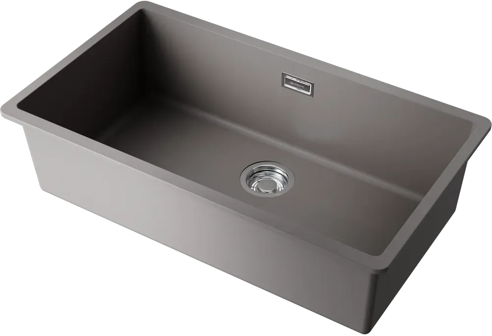 Omoikiri Kata 74-U-GR, мойка, гранит, leningrad grey