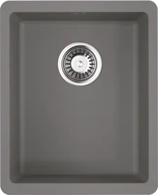 Omoikiri Kata 34-U-GR, мойка, гранит, leningrad grey