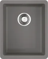 Omoikiri Kata 34-U-GR, мойка, гранит, leningrad grey