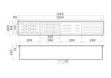Omoikiri DRY-01 IN, сушка для посуды, нержавеющая сталь
