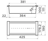 Omoikiri CO-02-PVD-LG, коландер, нержавеющая сталь/светлое золото
