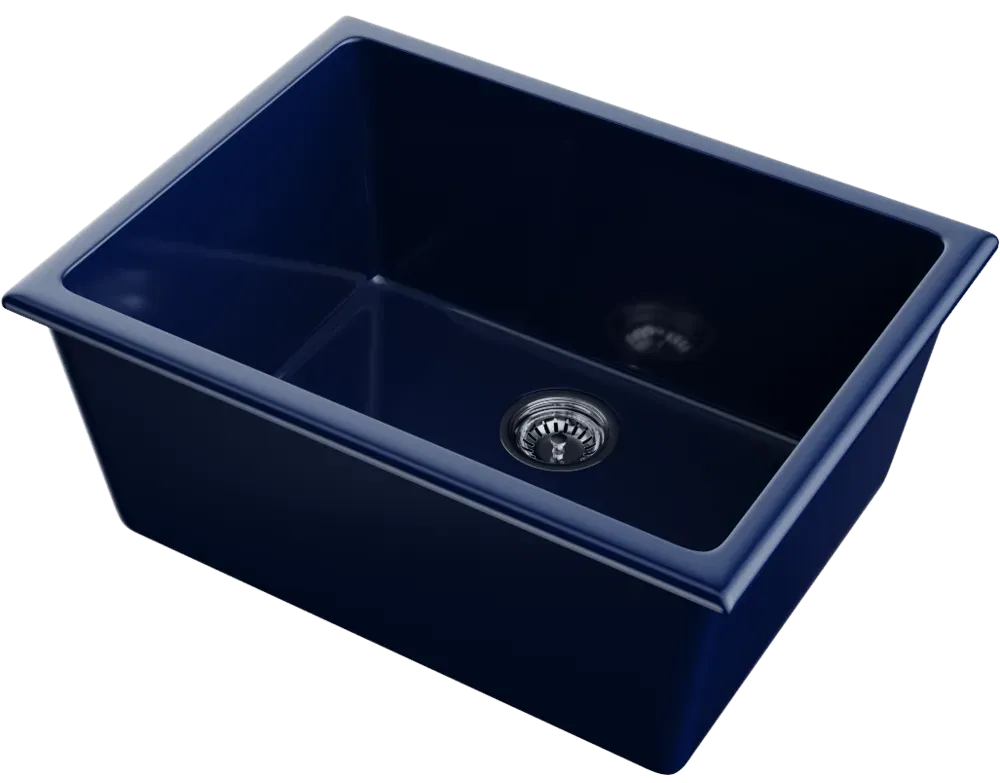 Omoikiri Okinoshima 61-U/I-IB Glossy, мойка, керамика, indigo blue