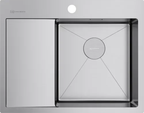Omoikiri Akisame 65-IN-R, мойка, нержавеющая сталь, чаша справа