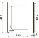 Omoikiri Разделочная доска CB-Basic-400-WD