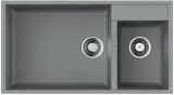 Omoikiri Tedori 85-2-U-GR, мойка, гранит, leningrad grey