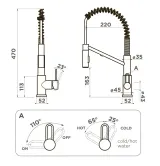 Omoikiri Mikawa 2 Plus-SB-C, смеситель, хром