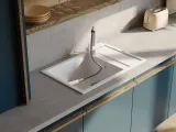 Omoikiri Sumi 78A-LB-GR, мойка, керамика, ленинградский серый