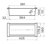 Omoikiri CO-02-GB, коландер, графит
