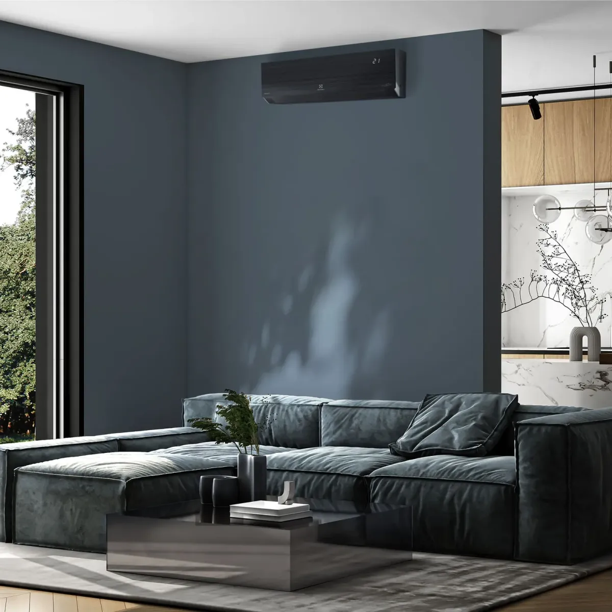 Сплит-система инверторного типа Electrolux Enterprise Super DC EACS/I-09HEN-BLACK/N8_24Y комплект