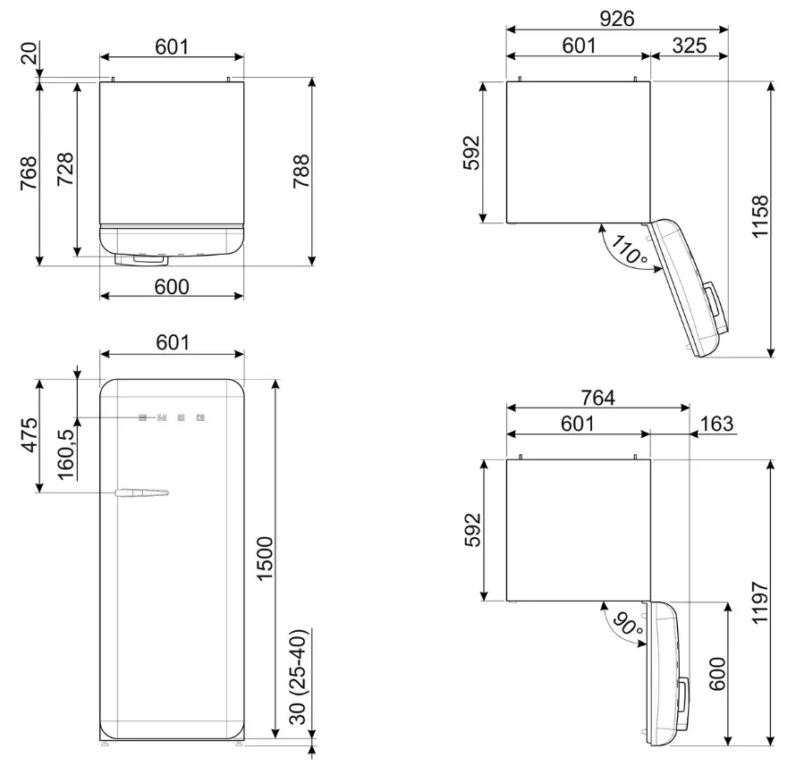 Smeg FAB28ROR6